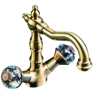 Смеситель для раковины Boheme Flora бронза 312-FL